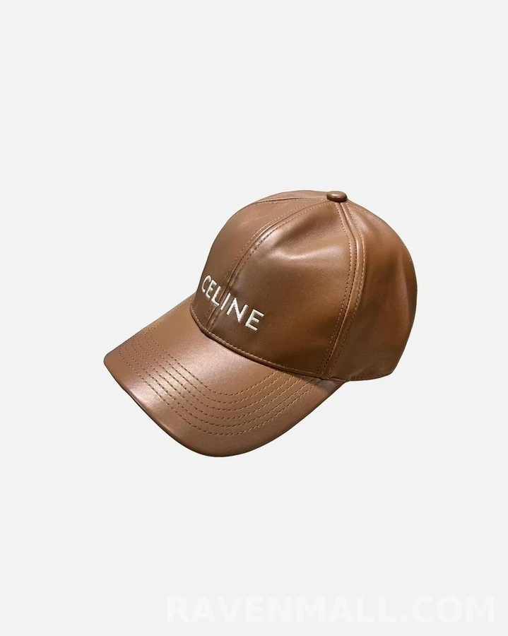 셀린느 셀린느 Celine 레더 베이스볼 캡 상세 이미지