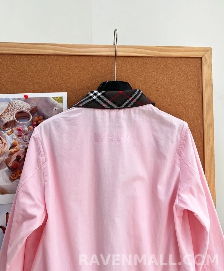 버버리 버버리 하링턴 빈티지 체크 집업 자켓 상세 이미지