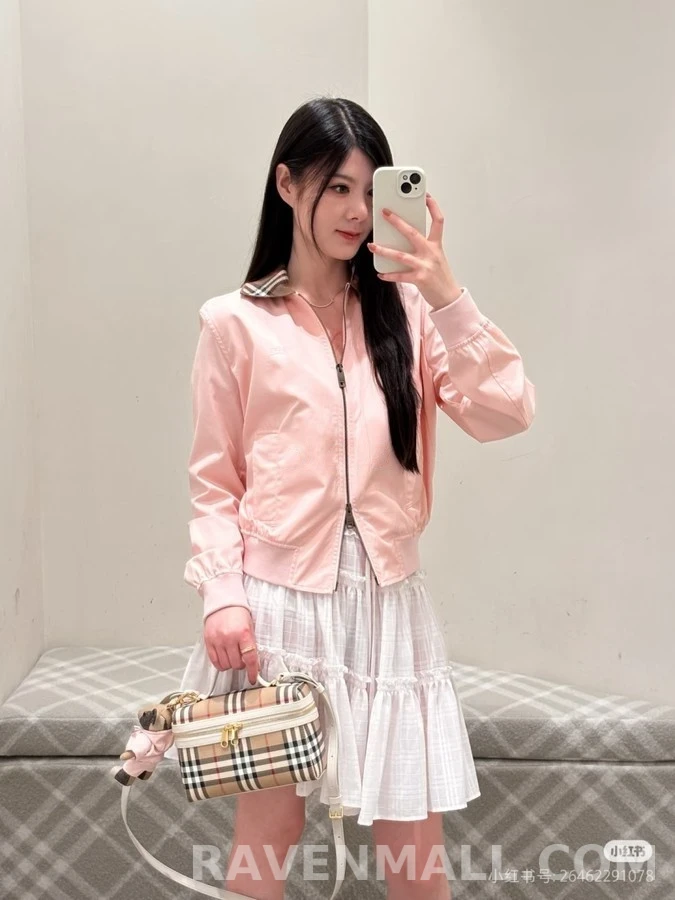 버버리 버버리 하링턴 빈티지 체크 집업 자켓 상세 이미지