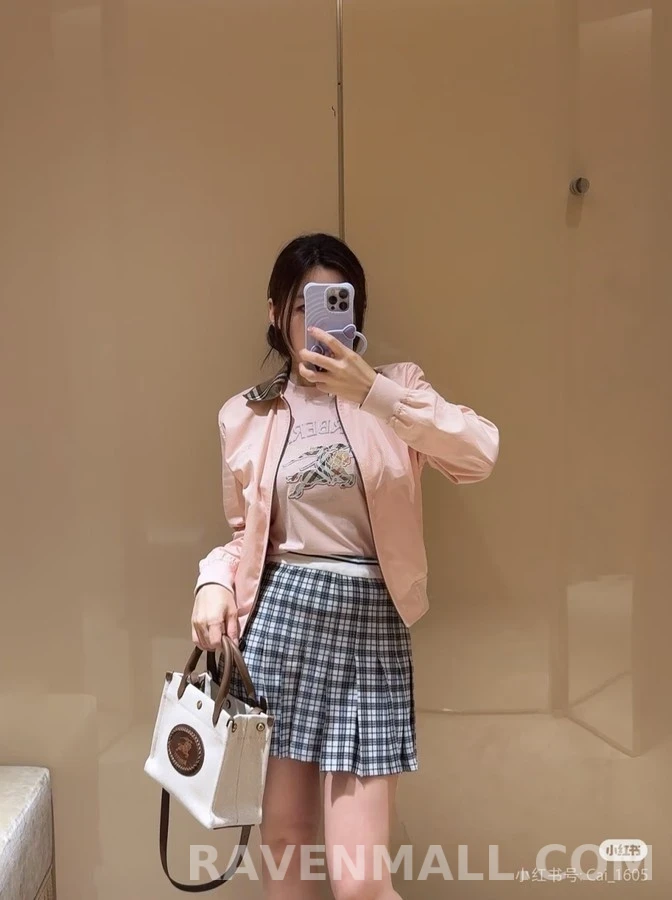 버버리 버버리 하링턴 빈티지 체크 집업 자켓 상세 이미지