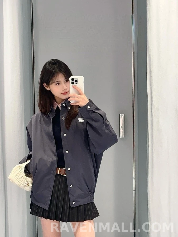 미우미우 미우미우 MIU 자수 자켓 상세 이미지