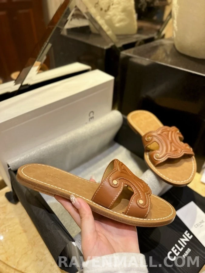 셀린느 셀린느 카프스킨 트리옹프 뮬 상세 이미지