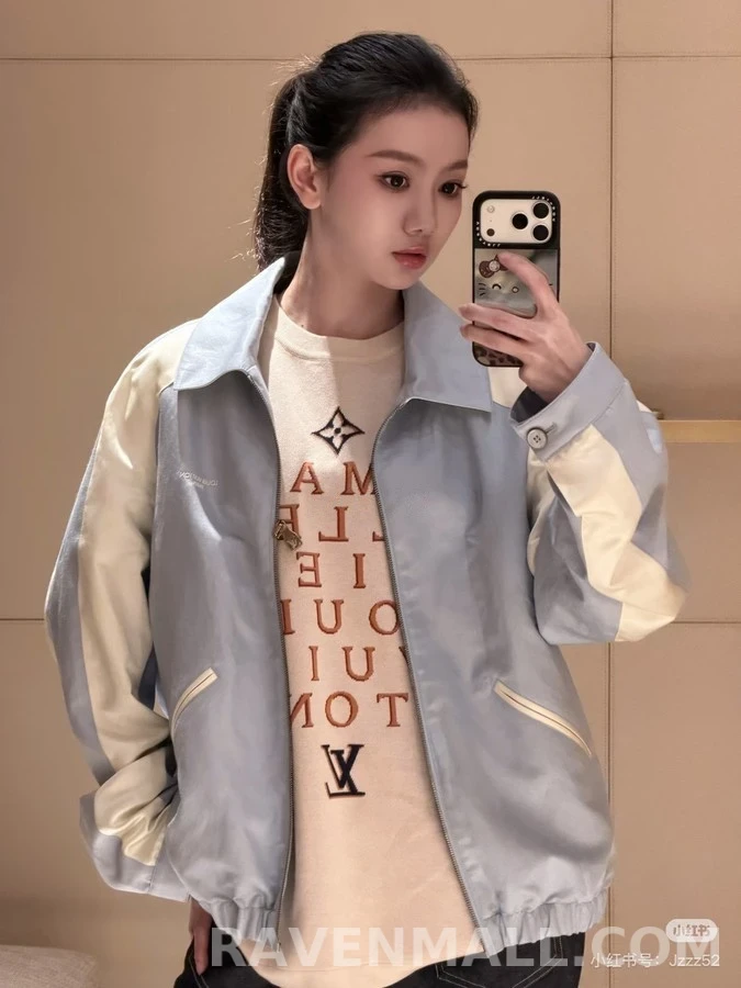 루이비통 루이비통 컬러블록 카라 자켓 상세 이미지