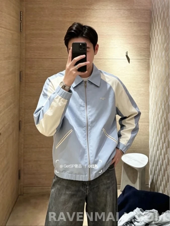 루이비통 루이비통 컬러블록 카라 자켓 상세 이미지