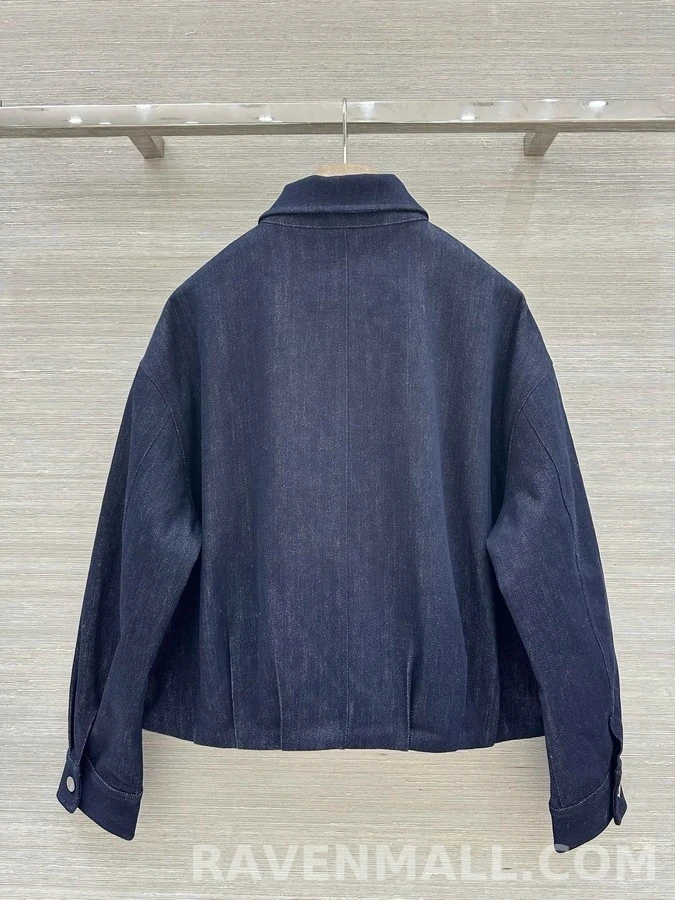 브루넬로 쿠치넬리 브루넬로 쿠치넬리 루즈핏 데님 자켓 상세 이미지