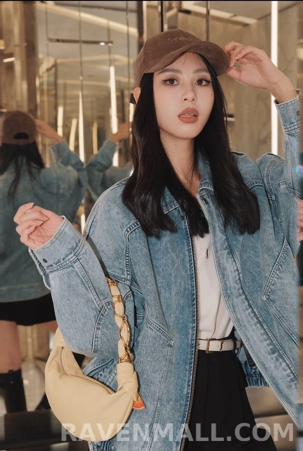 생로랑 세인트로랑 레트로 워싱 데님 자켓 상세 이미지