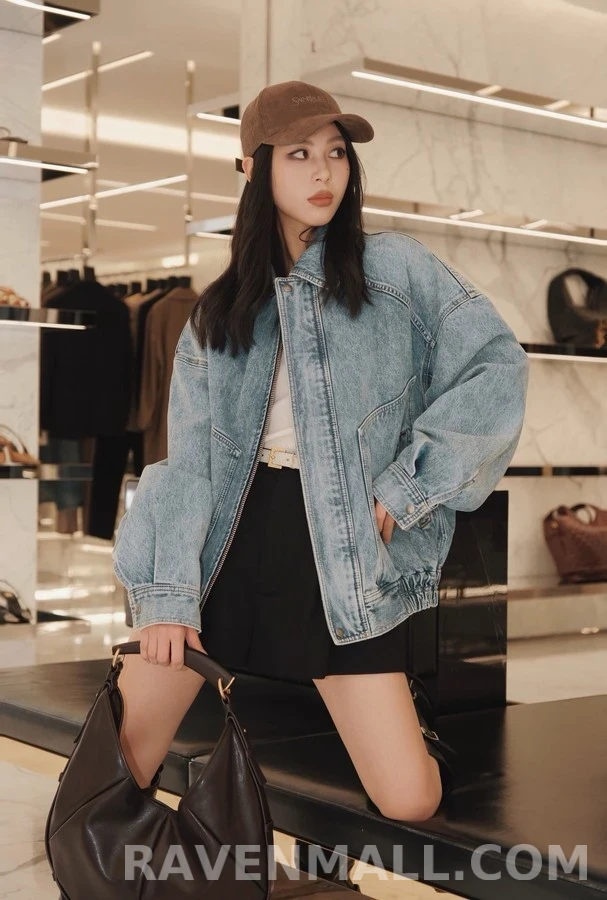 생로랑 세인트로랑 레트로 워싱 데님 자켓 상세 이미지