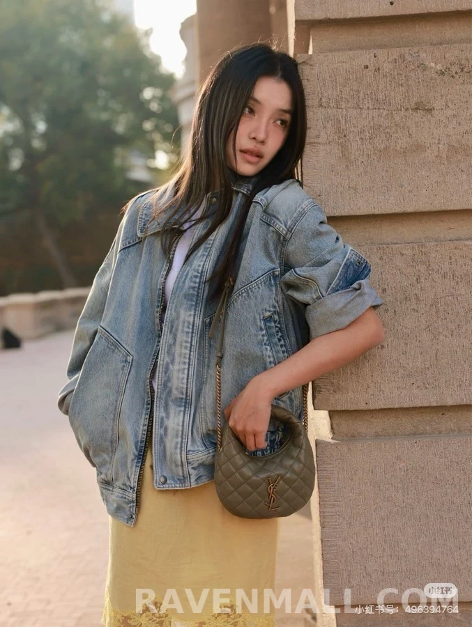 생로랑 세인트로랑 레트로 워싱 데님 자켓 상세 이미지