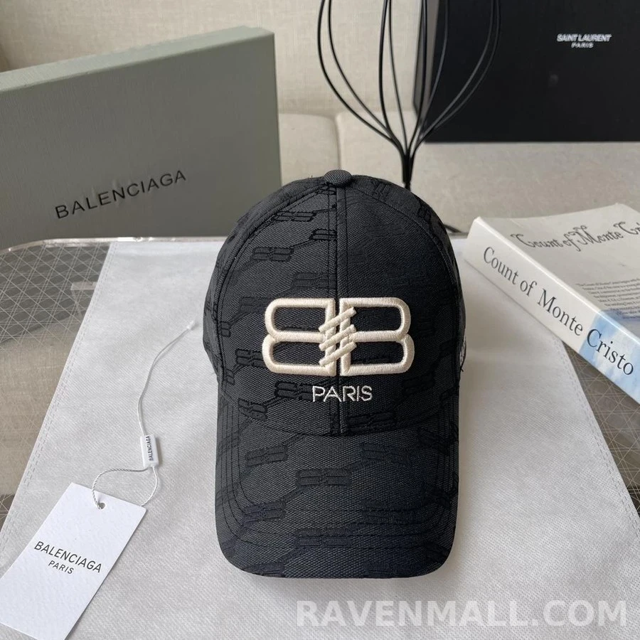 발렌시아가 발렌시아가 BB 모노그램 베이스볼 캡 상세 이미지