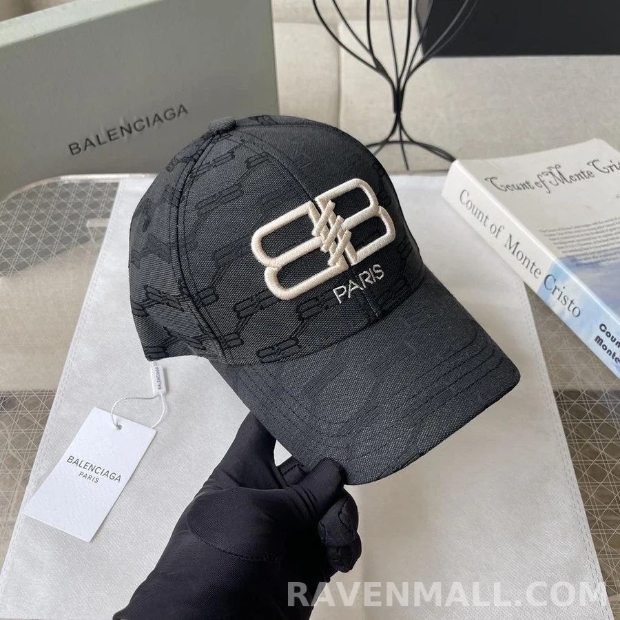 발렌시아가 발렌시아가 BB 모노그램 베이스볼 캡 상세 이미지