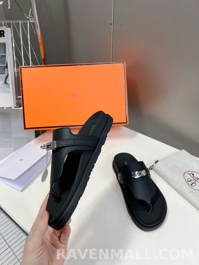 에르메스 에르메스 카프스킨 엠파이어 샌들 상세 이미지