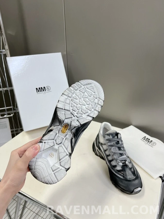 메종 마르지엘라 메종마르지엘라 MM6 디스트레스 스니커즈 상세 이미지