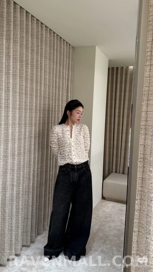 샤넬 샤넬 물결 니트 자켓 상세 이미지