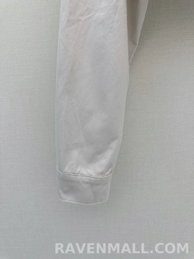 미우미우 미우미우 로고 자수 크롭 데님 자켓 상세 이미지