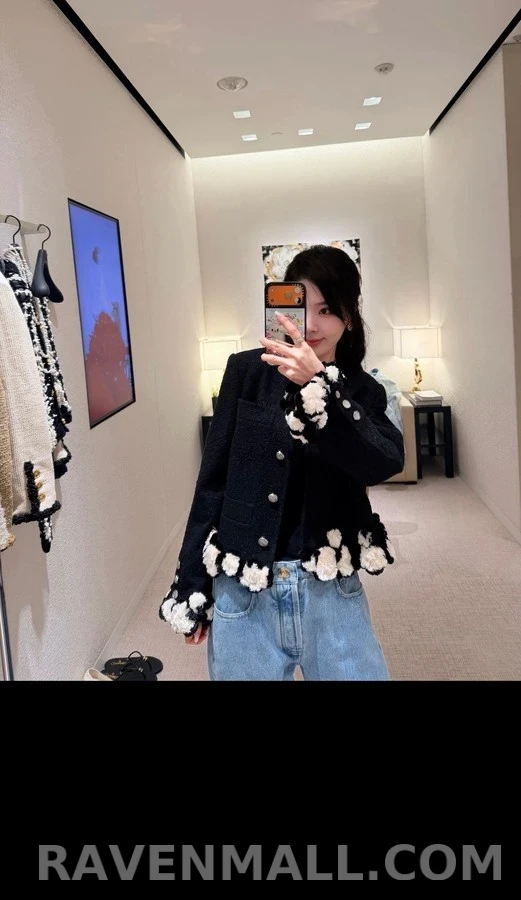 샤넬 샤넬 플라워 트위드 자켓 상세 이미지