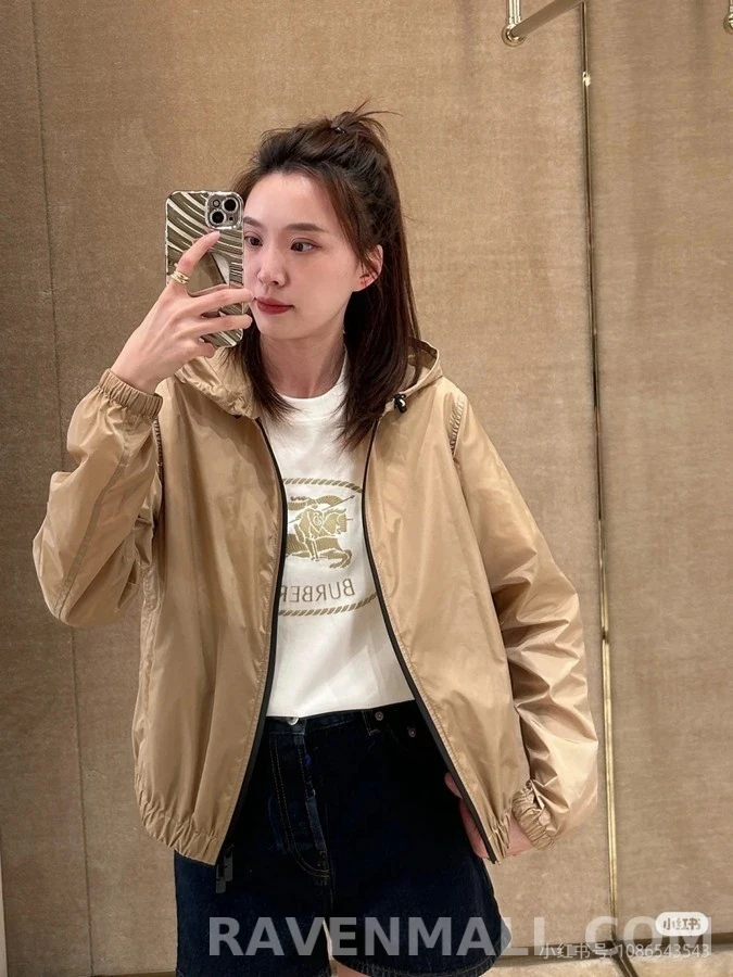 버버리 버버리 전투마 로고 후드 집업 상세 이미지