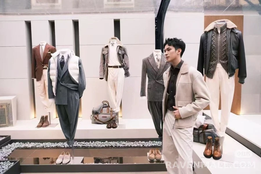 브루넬로 쿠치넬리 브루넬로 쿠치넬리 쉬어링 파일럿 자켓 상세 이미지