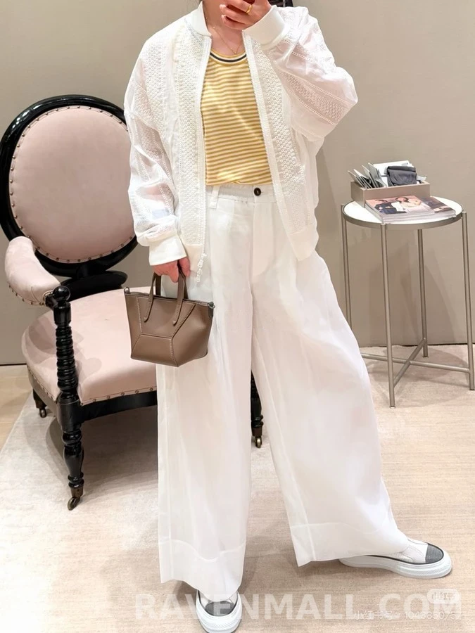 브루넬로 쿠치넬리 브루넬로 쿠치넬리 펀칭 봄버 자켓 상세 이미지
