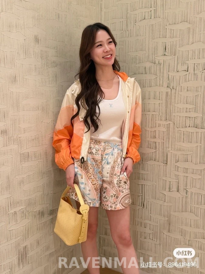 루이비통 루이비통 컬러 블록 후드 자켓 상세 이미지