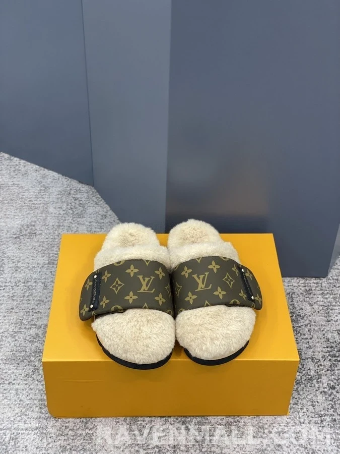 루이비통 루이비통 시어링 슬리퍼 필로우 컴포트 뮬 상세 이미지
