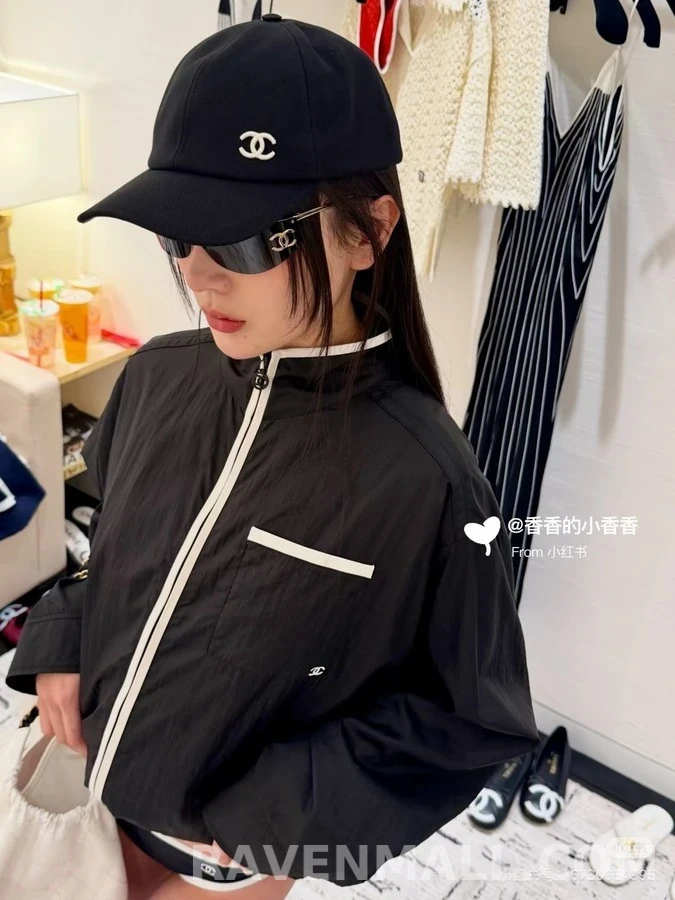 샤넬 샤넬 배색 스포츠 자켓 상세 이미지