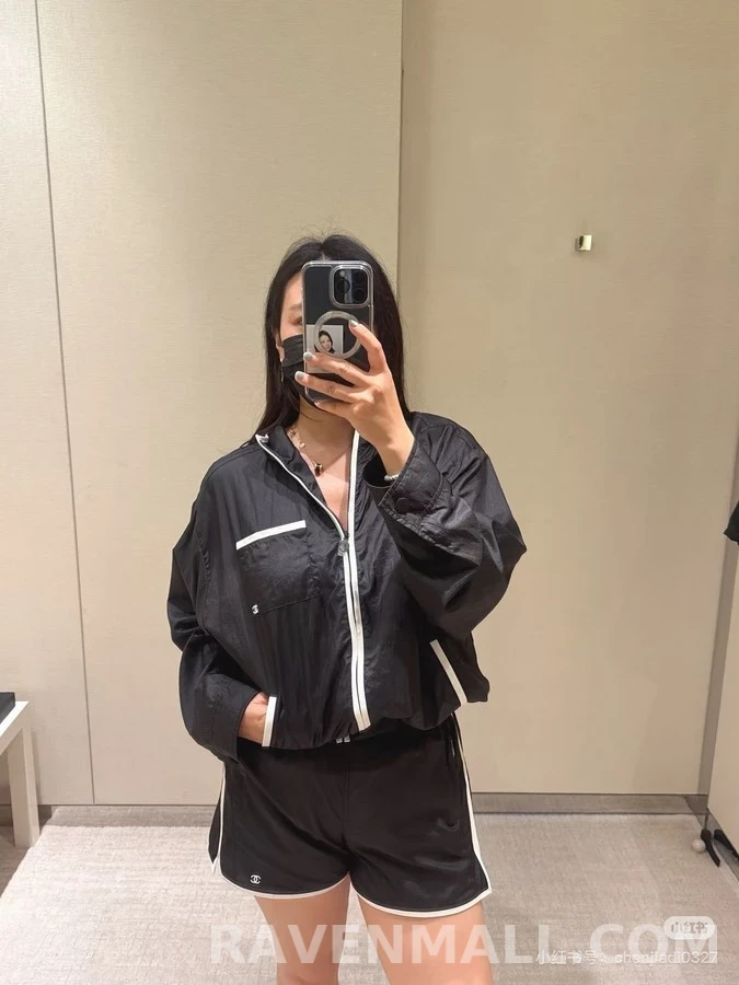 샤넬 샤넬 배색 스포츠 자켓 상세 이미지