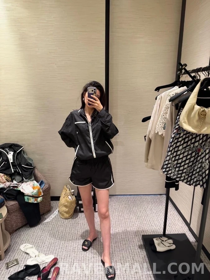 샤넬 샤넬 배색 스포츠 자켓 상세 이미지