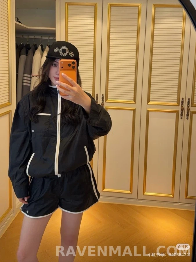 샤넬 샤넬 배색 스포츠 자켓 상세 이미지