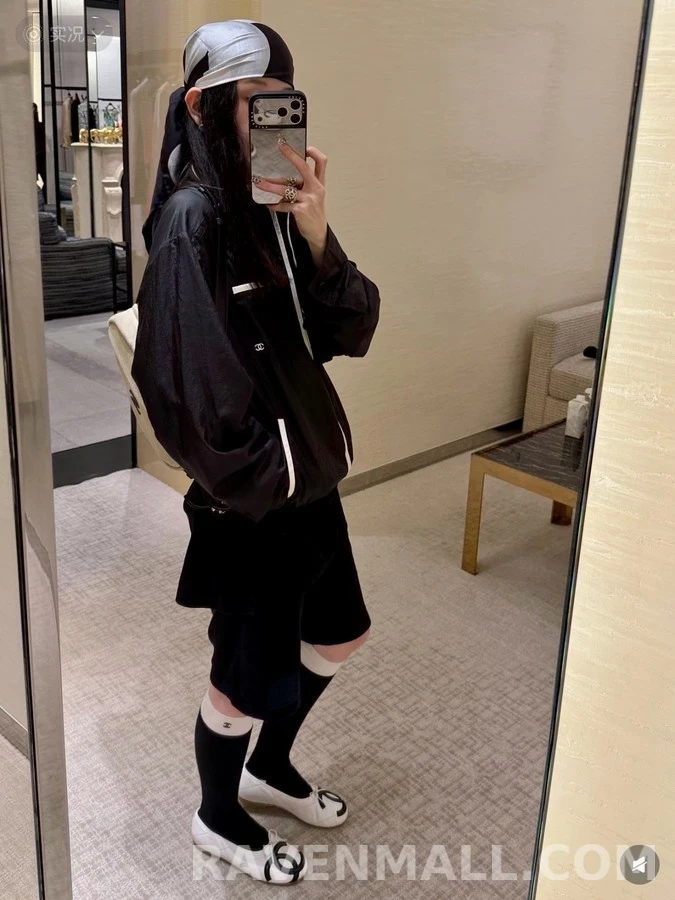 샤넬 샤넬 배색 스포츠 자켓 상세 이미지