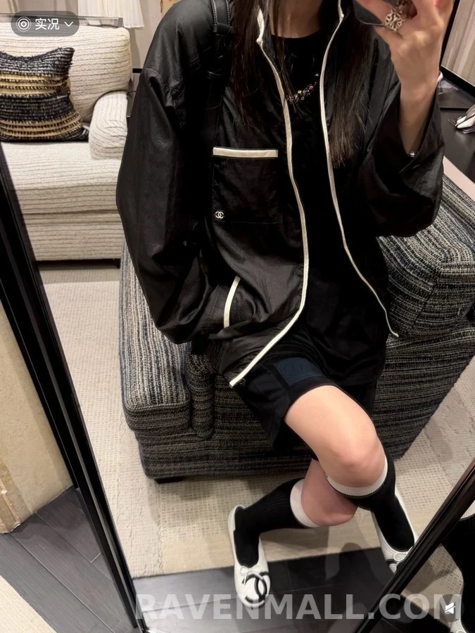 샤넬 샤넬 배색 스포츠 자켓 상세 이미지
