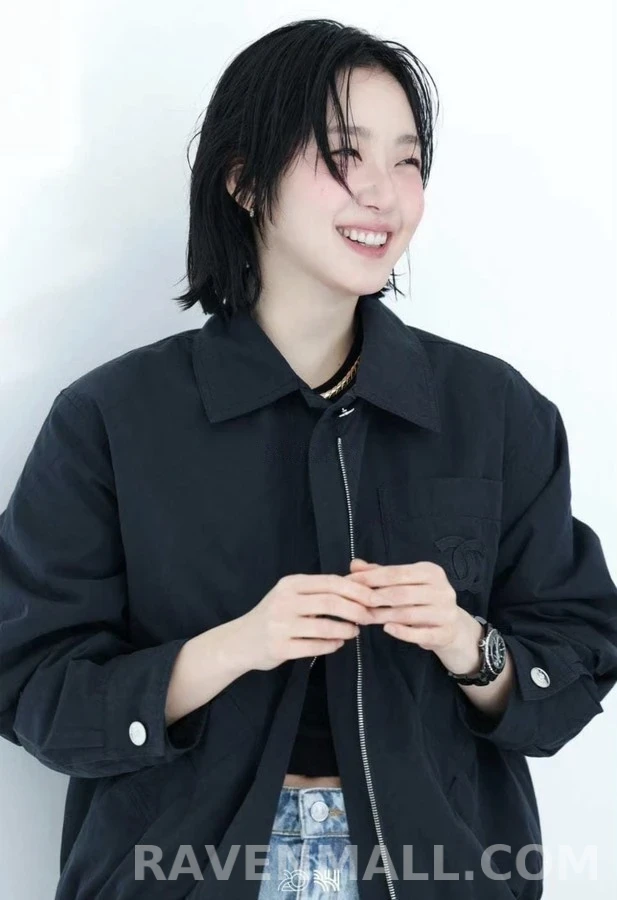 샤넬 샤넬 다이아몬드 퀼팅 카라 자켓 상세 이미지