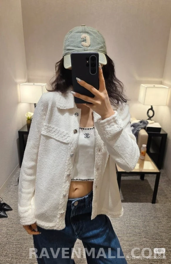 샤넬 샤넬 버튼 니트 자켓 상세 이미지