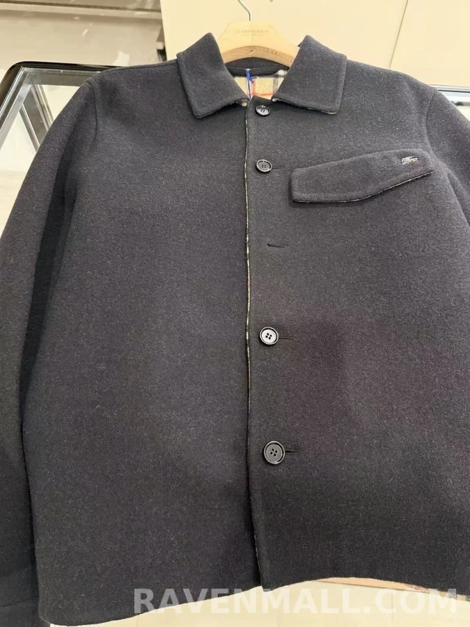 버버리 버버리 체크 라이닝 울 셔츠 상세 이미지