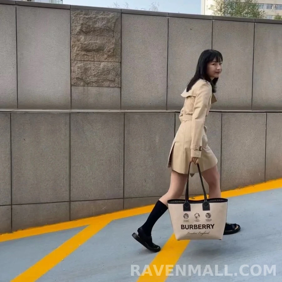 버버리 버버리 켄싱턴 쇼트 트렌치 코트 상세 이미지