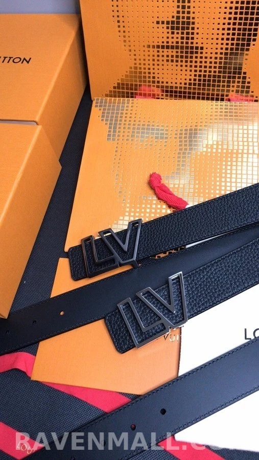루이비통 루이비통 LV 모뉴먼트 아웃라인 리버서블 벨트 상세 이미지