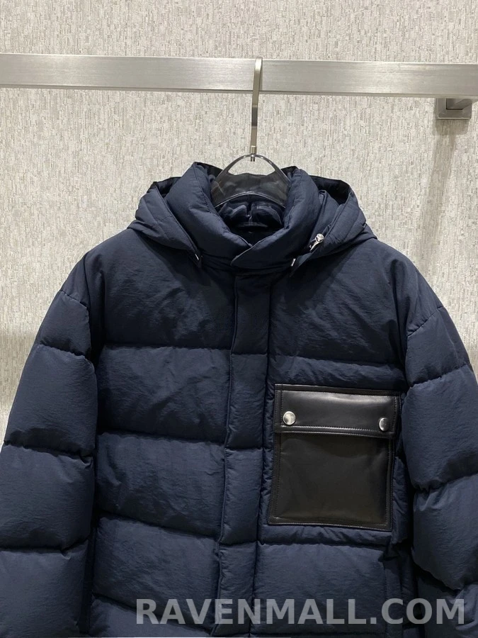 보테가베네타 보테가 베네타 레더 포켓 패딩 자켓 상세 이미지